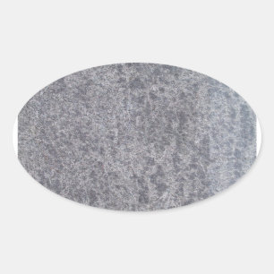 Oval-Aufkleber aus schwarzem Marmor Ovaler Aufkleber