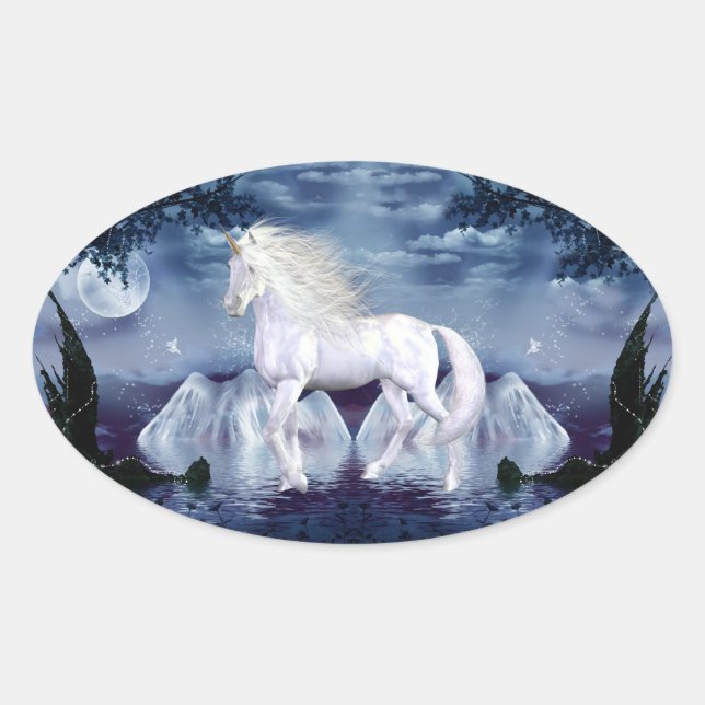 Oval-Aufkleber Ovaler Aufkleber (Vorderseite)