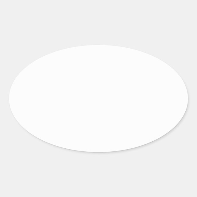 Oval-Aufkleber Ovaler Aufkleber (Vorderseite)