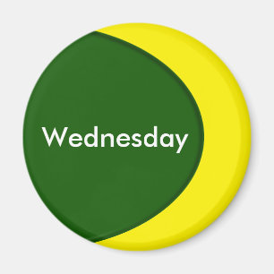 OVAL BUTTON - dunkelgrün + Ihr Text und Ihre Ideen Magnet
