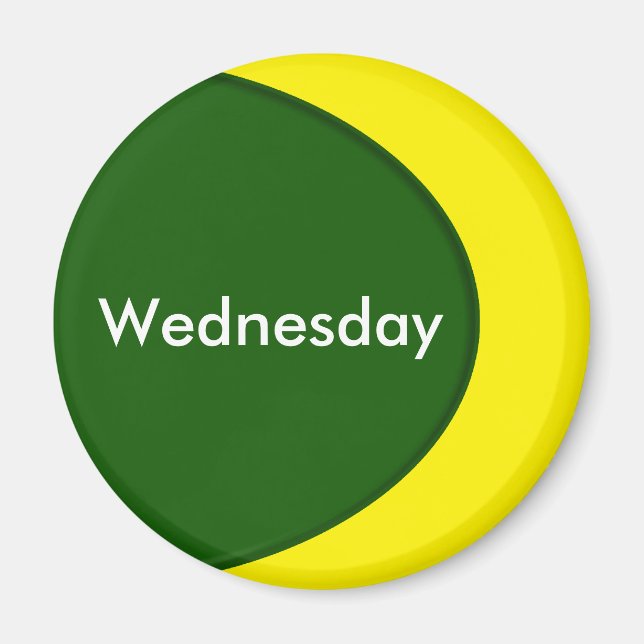 OVAL BUTTON - dunkelgrün + Ihr Text und Ihre Ideen Magnet (Vorne)