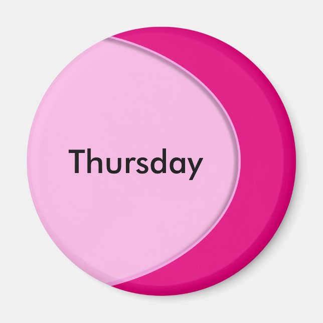 OVAL BUTTON - Hellrosa + Ihr Text und Ihre Ideen Magnet (Vorne)