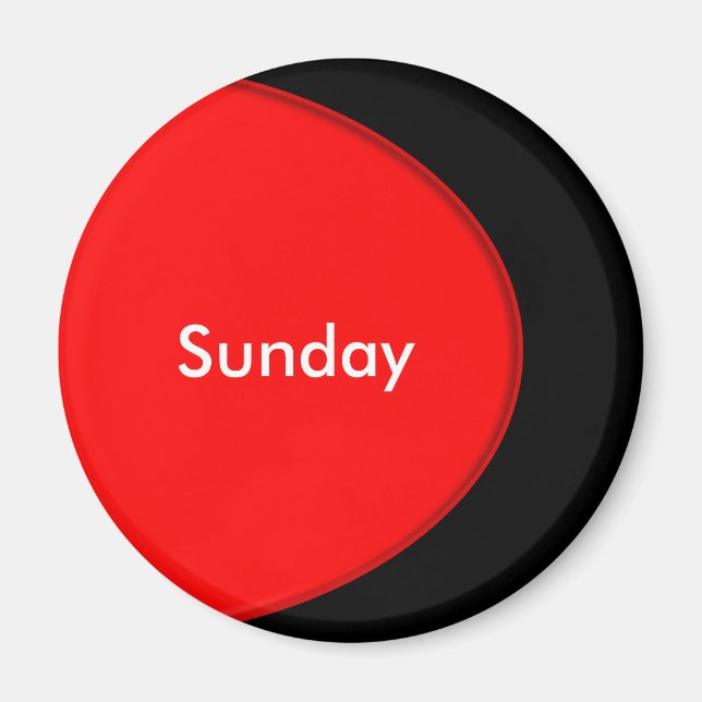 OVAL BUTTON - Neonrot + Ihr Text & Ideen Magnet (Vorne)