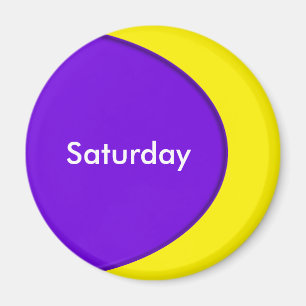 OVAL BUTTON - violett + Ihr Text und Ihre Ideen Magnet
