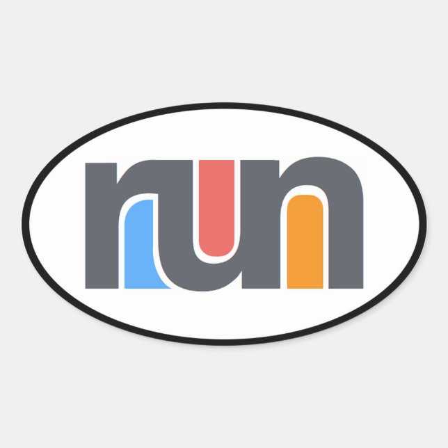 Oval Car Aufkleber ausführen (Vorderseite)