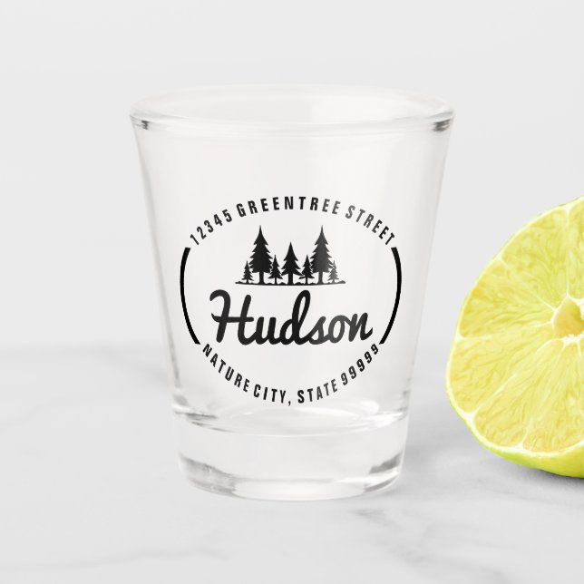 Oval Design ID304 Schnapsglas (Vorderseite)