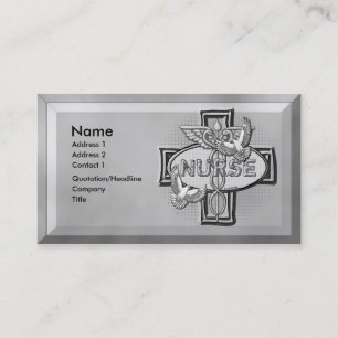 Oval Doves Nurses Business Cards Visitenkarte