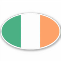 Oval Irish Flag