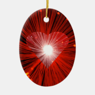 Oval Keramikornament