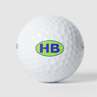 OVAL LOGY MIT CUSTOM INITIALS GOLFBALL