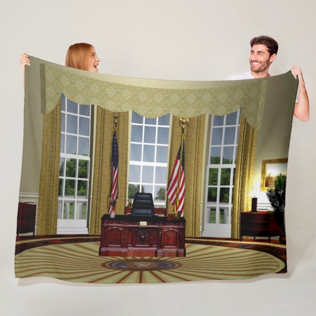 OVAL OFFICE FLEECEDECKE (Beispiel)