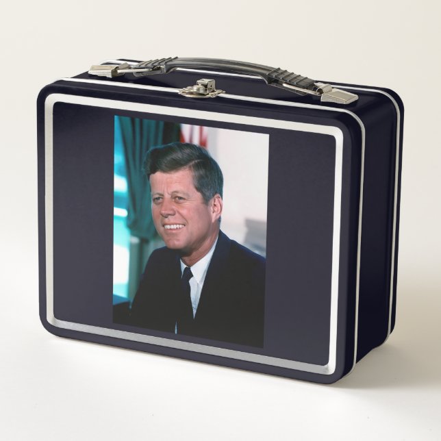 Oval Office of President John F. Kennedy Metall Brotdose (Vorderseite)