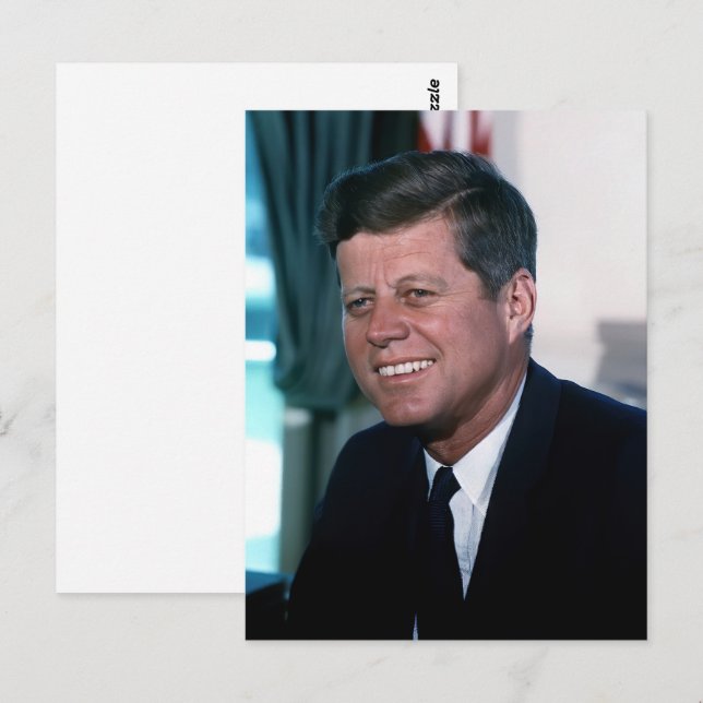 Oval Office of President John F. Kennedy Postkarte (Vorne/Hinten)