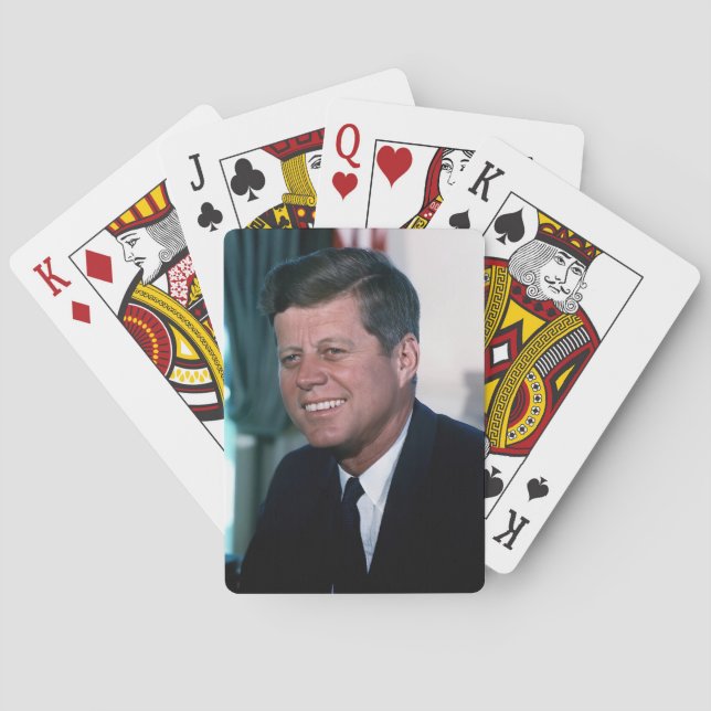 Oval Office of President John F. Kennedy Spielkarten (Rückseite)