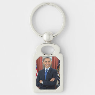 Oval Office Portrait, Obama Barack US-Präsident Schlüsselanhänger