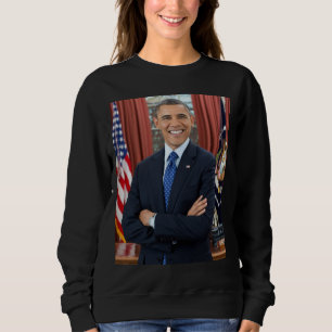 Oval Office Portrait, Obama Barack US-Präsident Sweatshirt