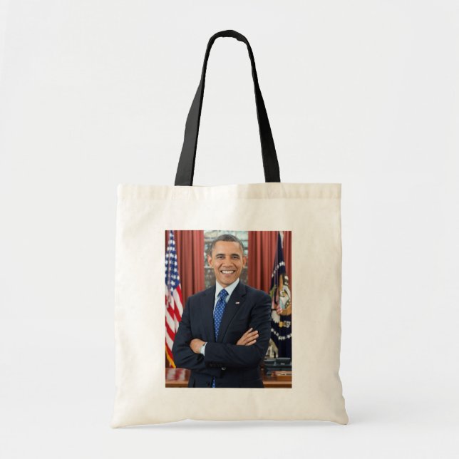 Oval Office Portrait, Obama Barack US-Präsident Tragetasche (Vorne)