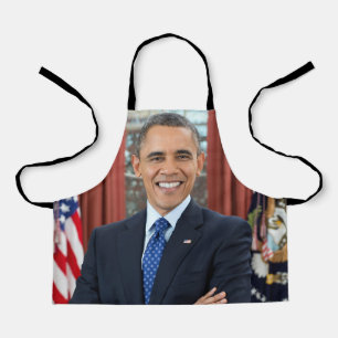 Oval-Office-Porträt, Obama Barack US-Präsident Schürze