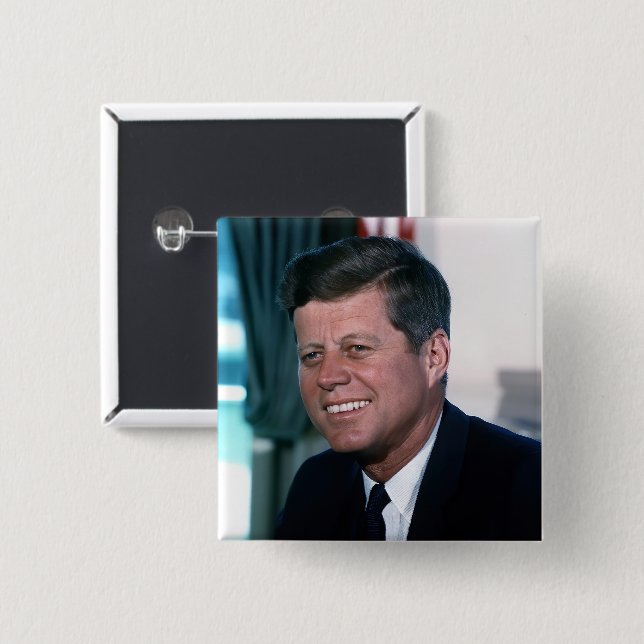 Oval Office Präsident John Jack F. Kennedy Button (Vorne & Hinten)