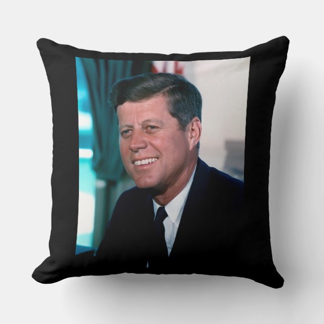 Oval Office Präsident John Jack F. Kennedy Kissen (Vorderseite)
