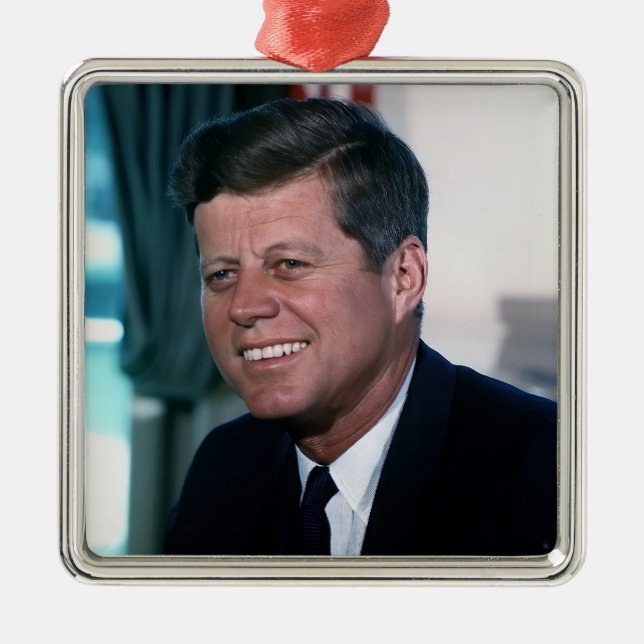 Oval Office President John Jack F. Kennedy Ornament Aus Metall (Vorne)