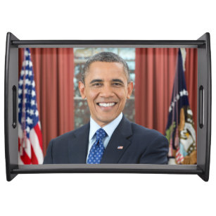 Oval Office US 44. Präsident Obama Barack Serviertablett