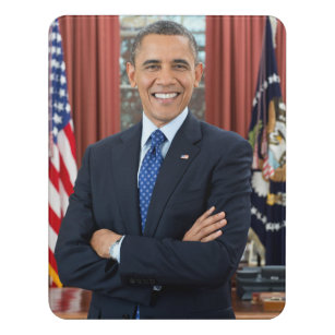 Oval Office US 44. Präsident Obama Barack Türschild