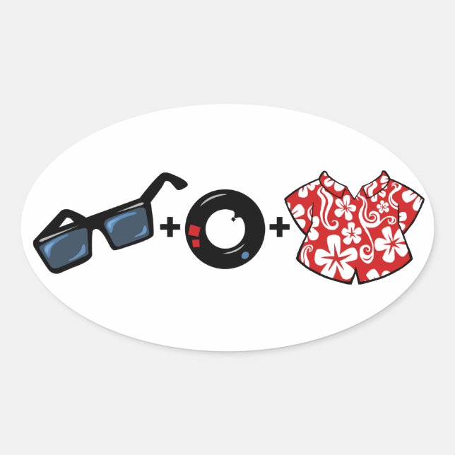 Oval PB Math Aufkleber (Vorderseite)