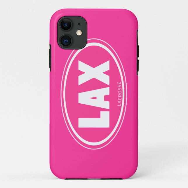 Oval - rosa Lacrosse iphone 5 Fall Case-Mate iPhone Hülle (Rückseite)
