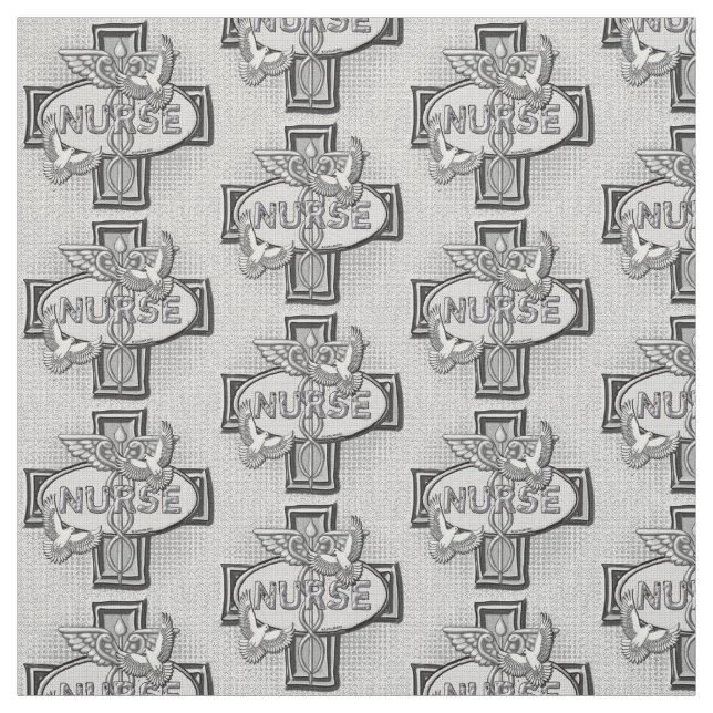 Oval-Taubenschwester Stoff (Muster)