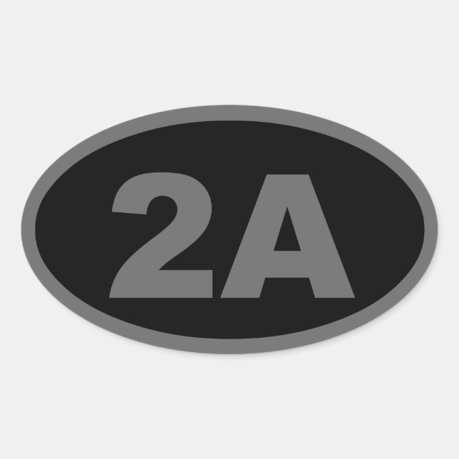 Ovale 2A Sticker furtif (Devant)