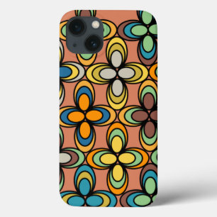 Ovale Blume der 70er Jahre Case-Mate iPhone Hülle