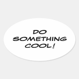 OVALE COOL STICKER