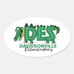 Ovale DES - Gator Gear Sticker - Nouveau!