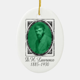 Ovale En Céramique D.H. Ornement de Lawrence