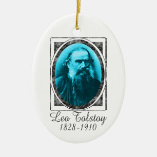 Ovale En Céramique Ornement de Léon Tolstoï