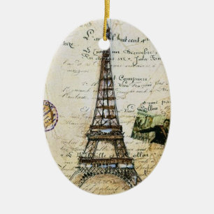 Ovale En Céramique Ornement de Paris
