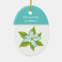 Stargazer bleu clair lys ornement personnalisé