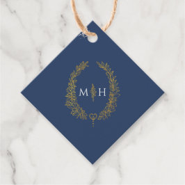 Ovale Hochzeitsfeier Geschenkanhänger