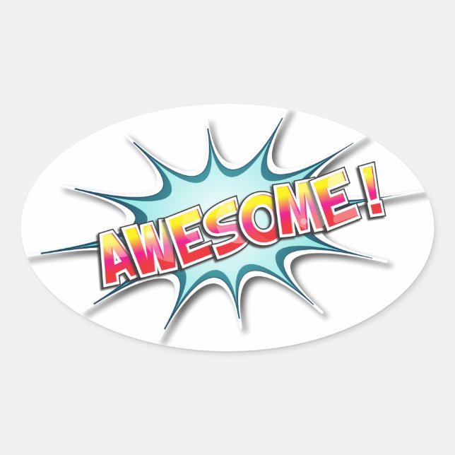 Ovale MAGNIFIQUE ! Sticker (Devant)