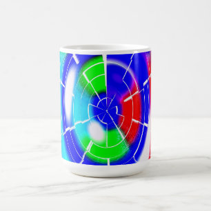 Ovale Malerei Kaffeetasse