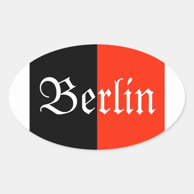 Ovale Médaille de l'armée d'occupation de Berlin Sticker (Devant)