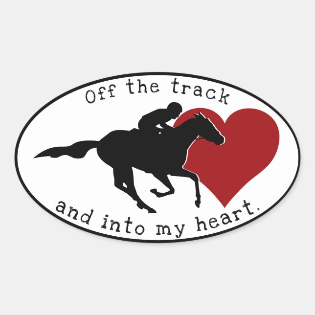 Ovale Oval hors piste Sticker (Devant)