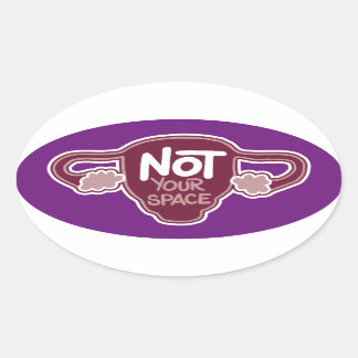 Ovale Pas votre sticker spatial