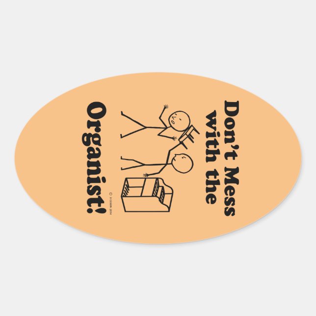 Ovale Sticker (Devant)