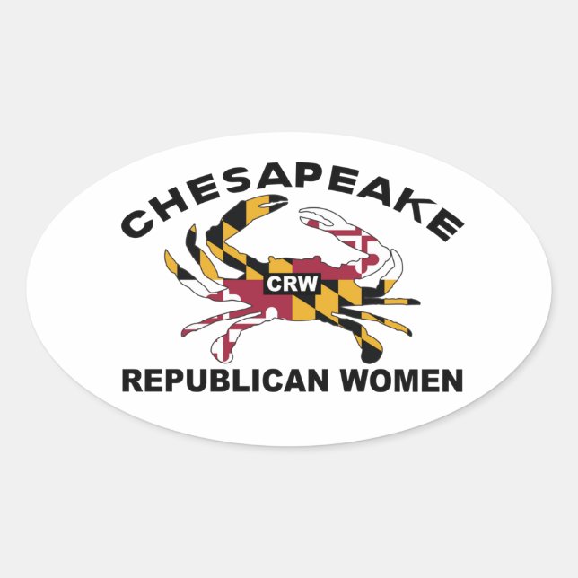 Ovale Sticker CRW (Devant)