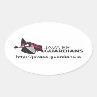 Ovale Sticker des gardiens Java EE