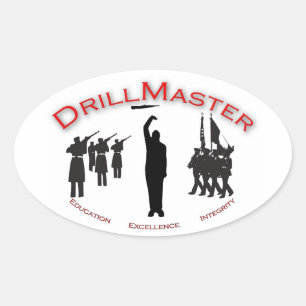 Ovale Sticker DrillMaster