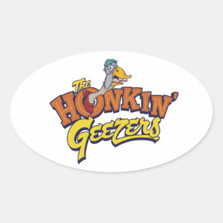 Ovale Sticker Honkin' Geezer