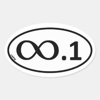 Ovale Sticker Marathon Parody